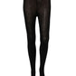 Dolce & Gabbana Black Wool Stretch Tights Stocking Accessory Socks