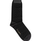 Dolce & Gabbana Men Black Cotton Polka Dot Mid Calf Accessory Socks