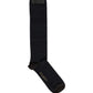 Dolce & Gabbana Men Black Cotton Polka Dot Over The Calf Socks