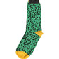 Dolce & Gabbana Men Green Cotton Abstract Mid Calf Accessory Socks