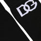 Dolce & Gabbana Men Black Cotton DG Logo Mid Calf Accessory Socks