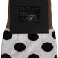 Dolce & Gabbana White Polka Dot Over The Calf Accessory Socks