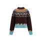 Alanui Bordeaux Wool Oves Aries Sweatshirt