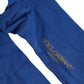 Dolce & Gabbana Blue Viscose Knitted Thigh High Accessory Socks