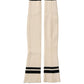 Dolce & Gabbana Cream Wool Thigh High Leg Warmer Accessory Socks