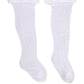 Dolce & Gabbana .White Nylon Logo Calf Long Women Accessory Socks