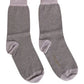 Dolce & Gabbana Charcoal Grey Logo Mid Calf Women Accessory Socks