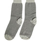 Dolce & Gabbana Charcoal Grey Logo Mid Calf Women Accessory Socks