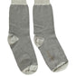 Dolce & Gabbana Charcoal Grey Logo Mid Calf Women Accessory Socks