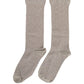 Dolce & Gabbana Gray Viscose Logo Mid Calf Accessory Socks