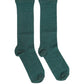 Dolce & Gabbana Dark Green Viscose Logo Mid Calf Accessory Socks