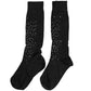Dolce & Gabbana Dark Gray Sequined Wool Knee High Accessory Socks