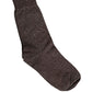 Dolce & Gabbana Dark Brown Viscose Mid Calf Accessory Socks