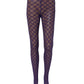 Dolce & Gabbana Purple Nylon Fishnet Pantyhose Stockings Socks