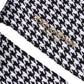 Dolce & Gabbana Black White Houndstooth Mid Calf Accessory Socks