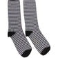 Dolce & Gabbana Black White Houndstooth Mid Calf Accessory Socks