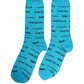 Dolce & Gabbana Light Blue Cotton Logo Mid Calf Accessory Socks