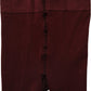 Dolce & Gabbana Maroon Nylon Tights Stocking Pantyhose Socks