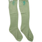 Dolce & Gabbana Green Knee High Sheer Nylon Accessory Socks