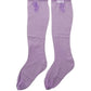 Dolce & Gabbana Purple Knee High Sheer Nylon Accessory Socks