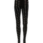 Dolce & Gabbana Black Polka Dot Fishnet Pantyhose Stockings Socks