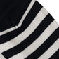 Dolce & Gabbana Black White Stripes Cotton Mid Calf Accessory Socks