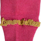 Dolce & Gabbana Pink Embroidered Cotton Mid Calf Accessory Socks