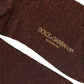 Dolce & Gabbana Dark Brown Viscose Mid Calf Accessory Socks
