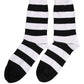 Dolce & Gabbana Black White Stripes Mid Calf Accessory Socks