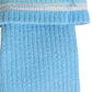 Dolce & Gabbana Light Blue Cotton Ribbed Mid Calf Accessory Socks