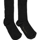 Dolce & Gabbana Black Wool DG Logo Mid Calf Accessory Socks