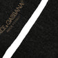 Dolce & Gabbana Black Wool DG Logo Mid Calf Accessory Socks