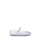 Jimmy Choo White Polyurethane Ballet Flats