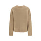 Ami Paris Beige Alpaca Vicugna Pacos Cardigan