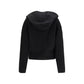 Max Mara Black Wool Oves Aries Full-Length Jacket