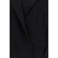 Max Mara Black Wool Oves Aries Full-Length Jacket