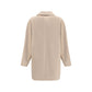 Max Mara Beige Wool Oves Aries Full-Length Jacket