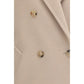 Max Mara Beige Wool Oves Aries Full-Length Jacket