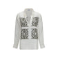 Max Mara White Silk Dress Shirt
