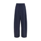 Max Mara Blue Polyamide Casual Pants