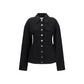 Max Mara Black Wool Oves Aries Coat