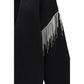 Max Mara Black Wool Oves Aries Cardigan