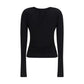 Max Mara Black Viscose Dress Shirt