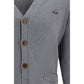 Vivienne Westwood Gray Cotton Cardigan