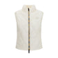 Burberry White Polyester Sleeveless Jacket