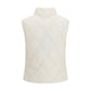 Burberry White Polyester Sleeveless Jacket