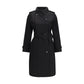 Burberry Black Cotton Coat