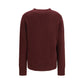 Burberry Bordeaux Wool Oves Aries Sweatshirt