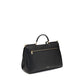 Dolce & Gabbana Black Calf Leather Bos Taurus Shoulder Bag