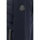 Moncler Blue Wool Oves Aries Sweatshirt